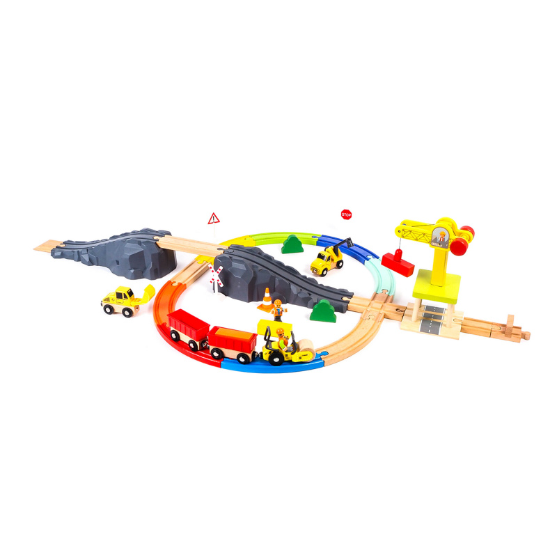 Aga4Kids Set trenuleț din lemn DS5645