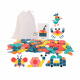 Puzzle din lemn Aga forme geometrice 180 de piese