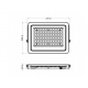 Reflector LED PREMIUM LINE - 50W - IP65 - alb neutru