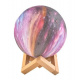 Lampă lună colorată 15cm, 16 culori ISO 9510