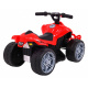 ATV Little Monster pe baterii pentru copii mici Roșu cu motor de 25W