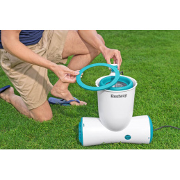 Pompa de filtrare pentru piscină cu Skimmer Skimatic FlowClear 3974l/h BESTWAY + Filtru de schimb