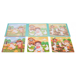 Puzzle Magnetică Fermă + Cărticică