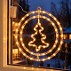 Aga Decorațiune LED de Crăciun brăduț 30 cm 48 LED Alb cald