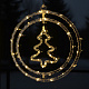 Aga Decorațiune LED de Crăciun brăduț 30 cm 48 LED Alb cald