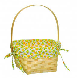 Coș de Paște din bambus