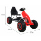 Kart mare cu pedale Puternic pentru copii Roșu + sarcină de 100 kg + roți EVA + Frână de mână + Scaun sport