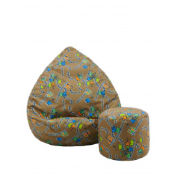 Aga Sac de șezut pentru copii + suport pentru picioare 3428