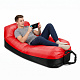 Aga Sac gonflabil LAZY BAG 230x70 cm Negru/Roșu