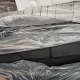 Aga Șezlong de grădină pentru două persoane cu copertină Negru 6DAZ429 - CALITATEA a II-a