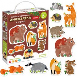 CzuCzu Puzzle progresive Animăluțe în pădure ZA4158 universal