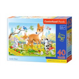 Puzzle CASTORLAND 40 MAXI piese - Micul cerb