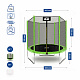 Trambulină Aga SPORT TOP 180 cm Verde deschis + plasă de protecție