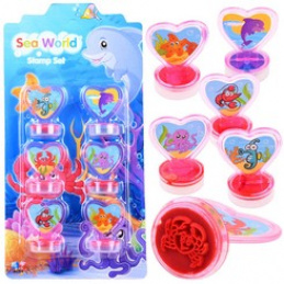 Set ștampile 6 buc. Animale Marine ZA3979 universal