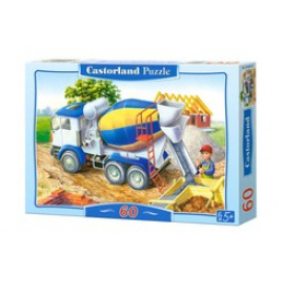 CASTORLAND Puzzle 60 de piese - Șantier de construcții