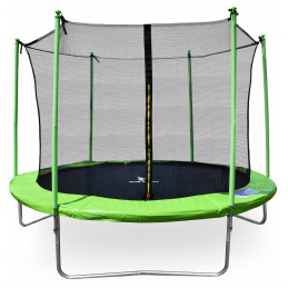 Aga SPORT FIT Trambulină 250 cm Light Green + plasă de protecție interioară