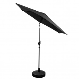 Aga Umbrelă de grădină înclinabilă 250 cm Gri închis
