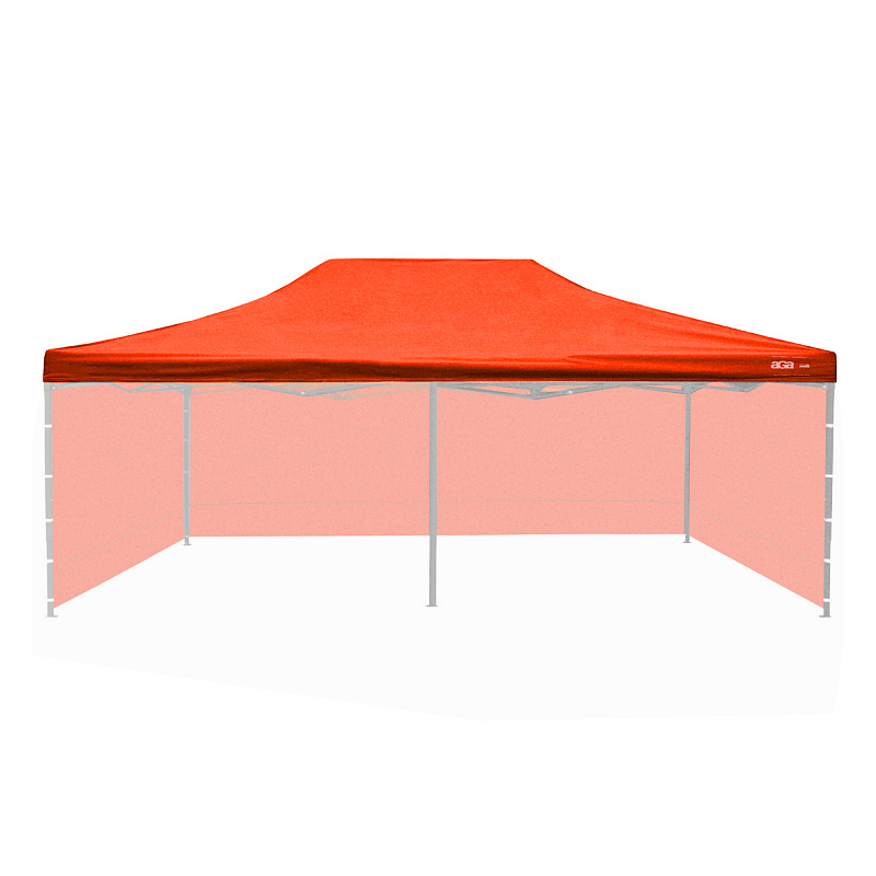 Aga Acoperiș pentru stand de vânzare 3x6m Portocaliu