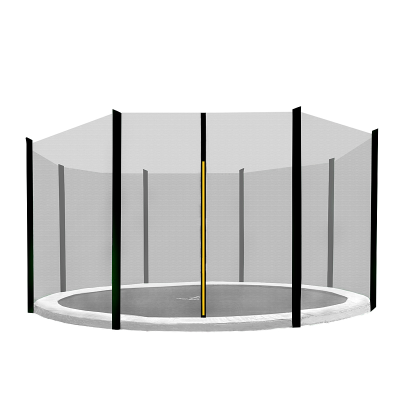 Aga Plasă de protecție 366 cm pentru 8 bare Negru plasă / Negru