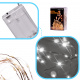 Aga LED Decorativ Fir 10m 100LED Alb Rece