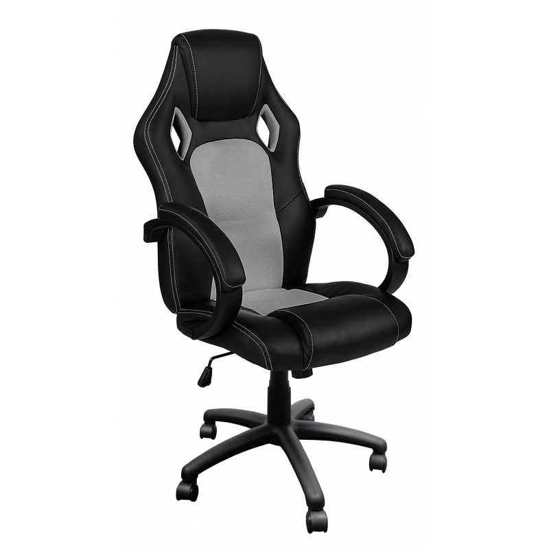 Scaun de joc Aga Racing MR2070 Negru - Gri