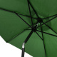 Aga Umbrelă de grădină înclinabilă 250 cm Verde închis