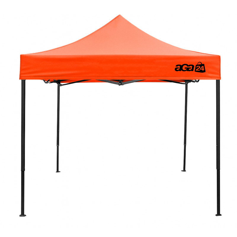 Aga Stand de vânzare fără pereți laterali 3×3 m Portocaliu
