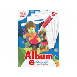 Album de colorat cu nisip Halloween 5+ SABBIARELLI universal