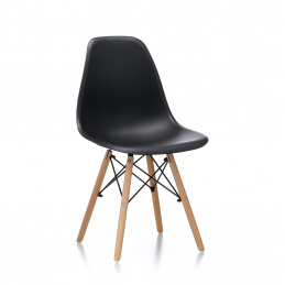 Scaun de masă Aga Negru