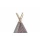 Aga4Kids Cort Teepee pentru Copii Gri-Roz