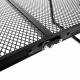 Aga Masă de camping pliabilă 60x40x25/33 cm Negru
