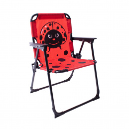Linder Exclusiv Scaun de camping pentru copii Roșu