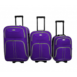 Linder Exclusiv Set de valize Lila 6CZ008 - II. CALITATE