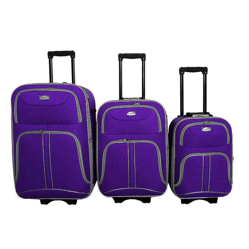 Linder Exclusiv Set de valize Lila 6CZ008 - II. CALITATE