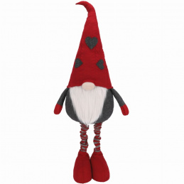 Spiriduș de Crăciun pe picioare telescopice - 130 cm