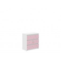Wooden Toys Dětská komoda Princess R-3