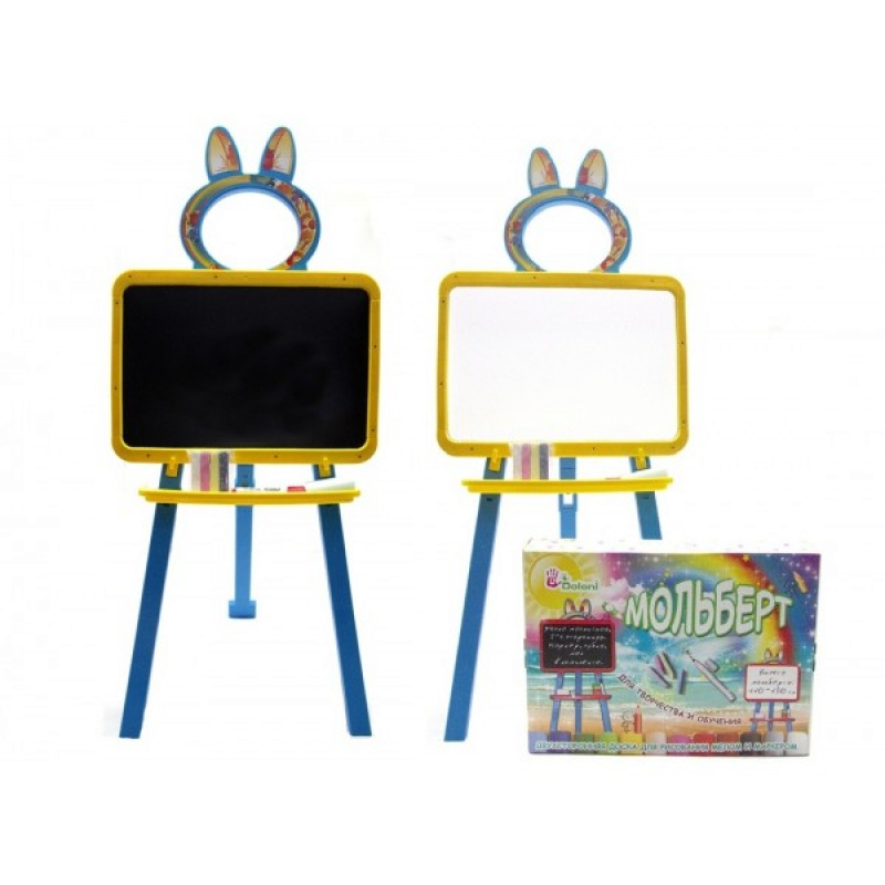 Tablă magnetică din plastic Doloni Albastru-galbenă