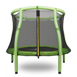 Aga Trambulină pentru copii 116 cm Verde deschis + plasă de protecție