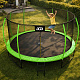 Aga SPORT EXCLUSIVE Trambulină 430 cm Verde deschis + plasă de protecție + scară