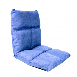 Aga Fotoliu reglabil pentru podea 52x55x55 cm Albastru