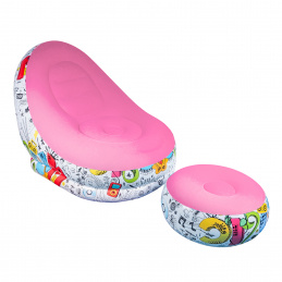 Aga Fotoliu gonflabil cu suport pentru picioare DS2508