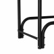 Aga Suport pentru lemne 200x36x116 cm Negru