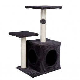 Aga Scratcher pentru pisici 30x45x70 cm Negru