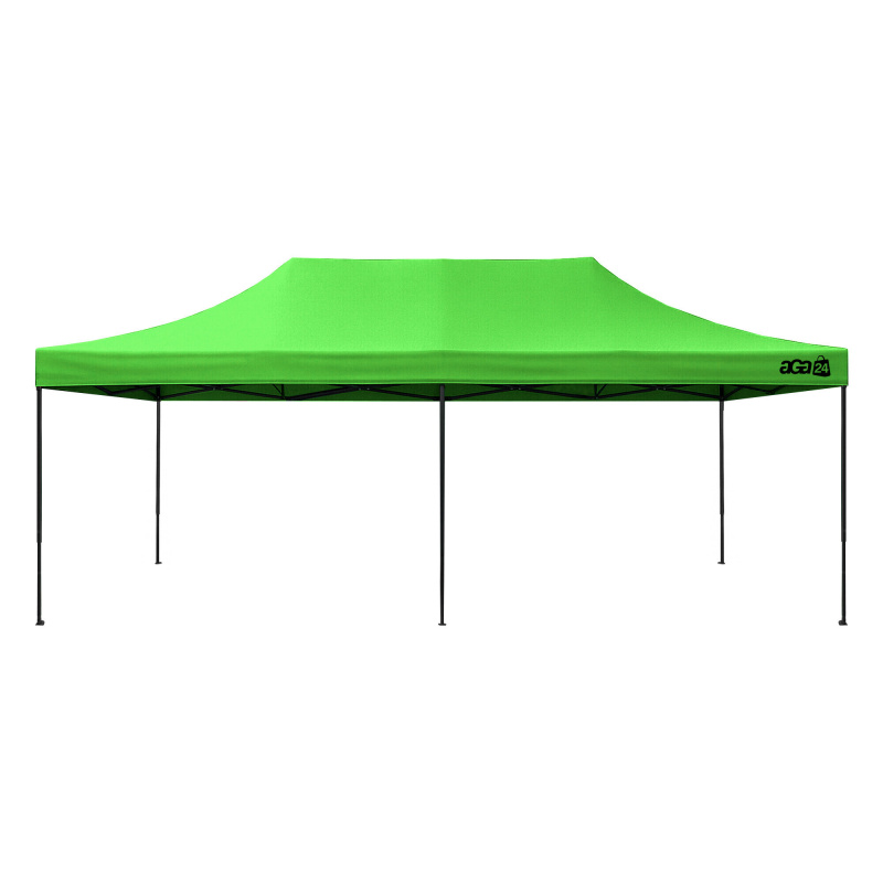 Aga Stand de vânzare fără pereți laterali 3x6 m Verde