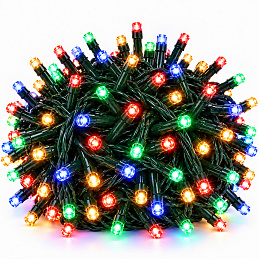 Aga Lanț de Crăciun 100 LED-uri Colorate