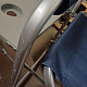 Linder Exclusiv Scaun pliabil de camping Gri/Negru 6DAZ657 - CALITATEA a II-a