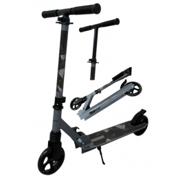 Trotinetă Mare H10 NEAGRĂ Pliabilă R-Sport roți 145 mm până la 100 kg