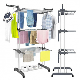 Uscător de rufe Q52E pentru haine, pliabil, de podea, XXL