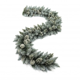 Ghirlandă de Crăciun Aga 270 cm Albă