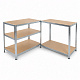 Linder Exclusiv Raft metalic 180x90x40 cm 5 poli